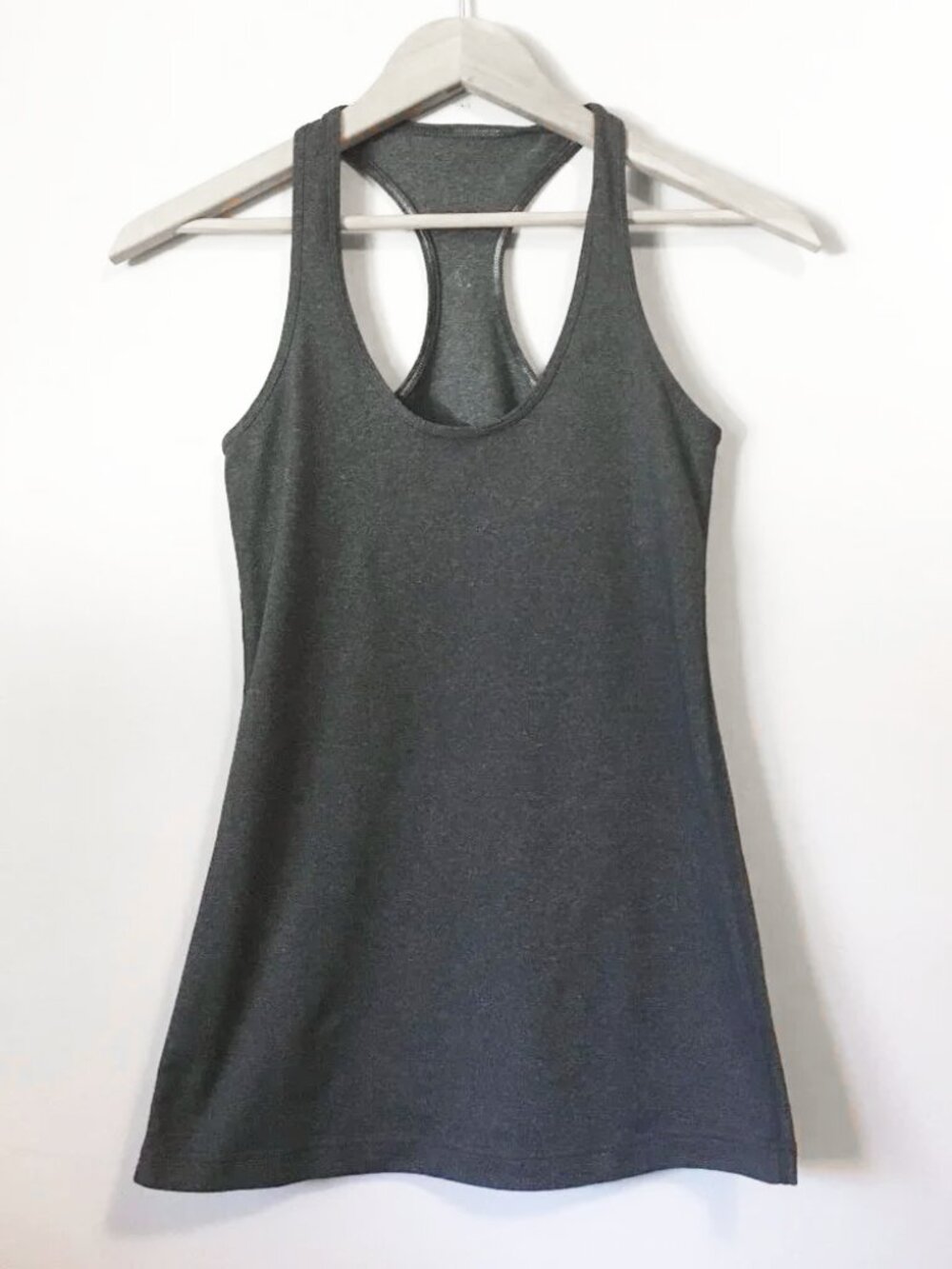 Lululemon Heathered Grey Racerback Tank Top